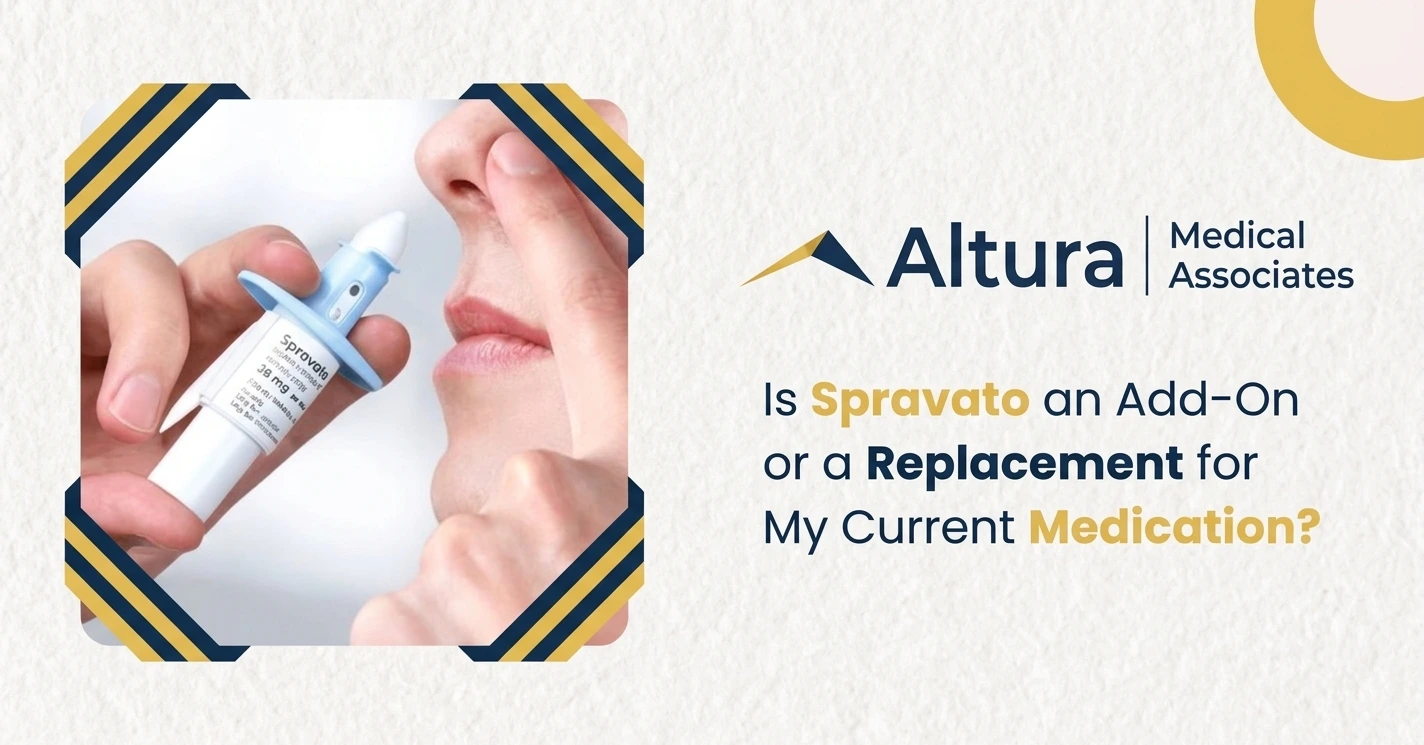 Is Spravato an Add On or a Replacement for My Current Medication